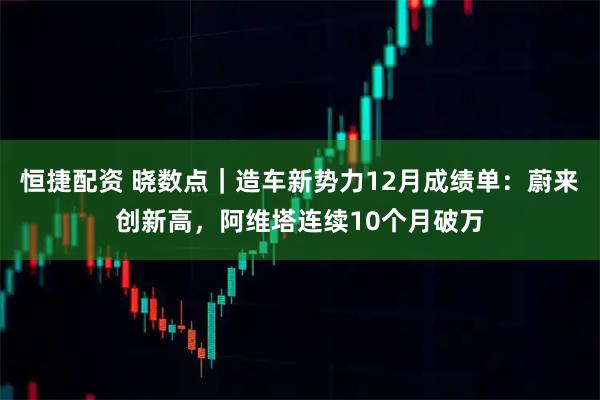 恒捷配资 晓数点｜造车新势力12月成绩单：蔚来创新高，阿维塔连续10个月破万