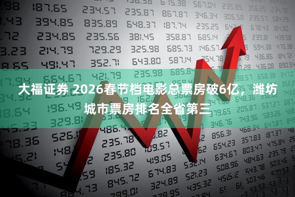 大福证券 2026春节档电影总票房破6亿，潍坊城市票房排名全省第三